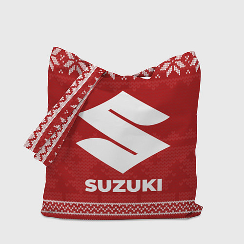 Сумка-шоппер Новогодний Suzuki / 3D-принт – фото 1
