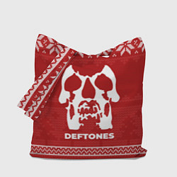 Сумка-шопер Новогодний Deftones, цвет: 3D-принт