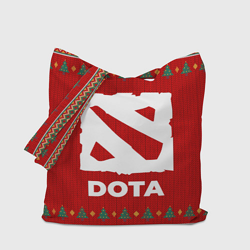 Сумка-шоппер Dota new year / 3D-принт – фото 1