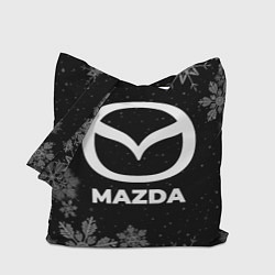 Сумка-шопер Снежный Mazda, цвет: 3D-принт