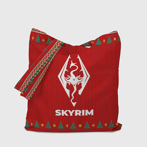 Сумка-шоппер Skyrim new year / 3D-принт – фото 1