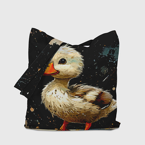 Сумка-шоппер Милая уточка / 3D-принт – фото 1