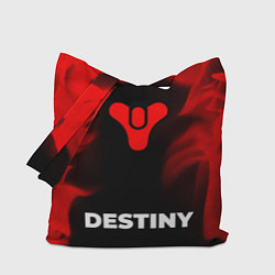 Сумка-шоппер Destiny - red gradient по-центру