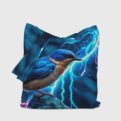 Сумка-шоппер Ласточка в грозу / 3D-принт – фото 1