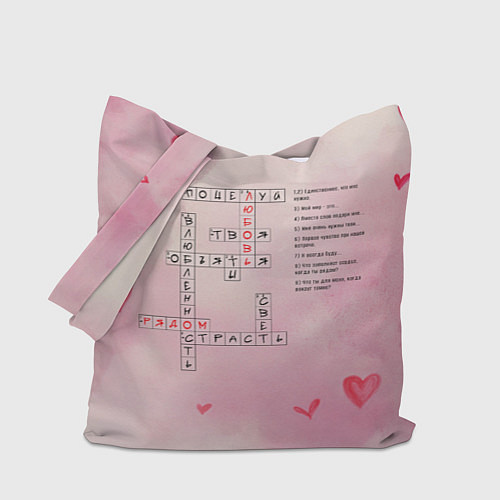 Сумка-шоппер Все ответы о любви / 3D-принт – фото 1