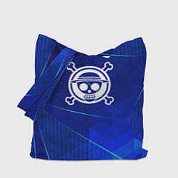 Сумка-шопер One Piece blue poly, цвет: 3D-принт