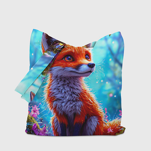 Сумка-шоппер Лисичка в сказочном лесу / 3D-принт – фото 1