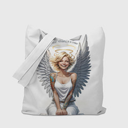 Сумка-шопер Сияющий ангел, цвет: 3D-принт