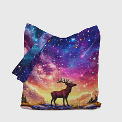 Сумка-шоппер Лось и звездное небо