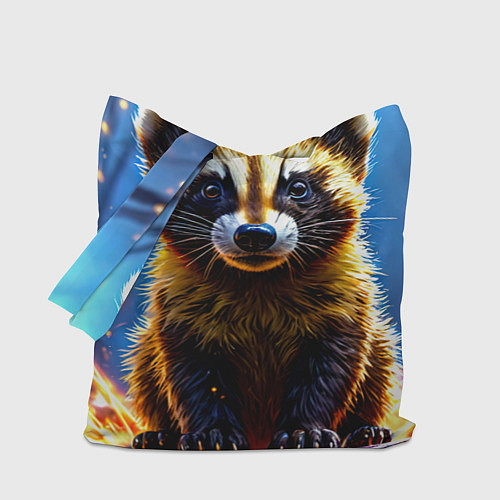 Сумка-шоппер Росомаха в искрах / 3D-принт – фото 1