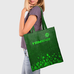 Сумка-шопер Yamaha - green gradient посередине, цвет: 3D-принт — фото 2