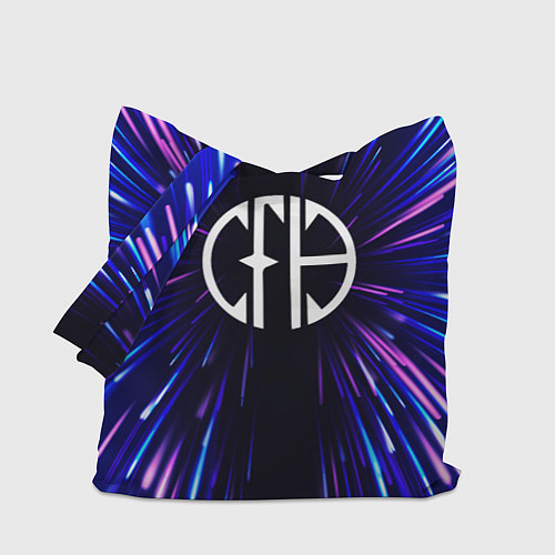 Сумка-шоппер Pantera neon energy / 3D-принт – фото 1