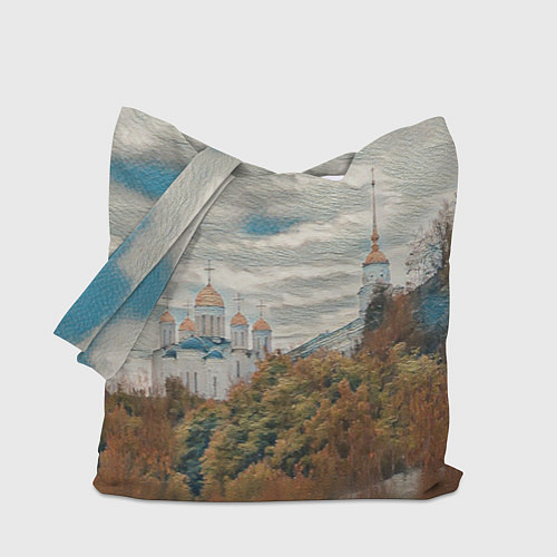 Сумка-шоппер Храм на горе / 3D-принт – фото 1