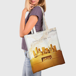 Сумка-шопер Civilization VII, цвет: 3D-принт — фото 2