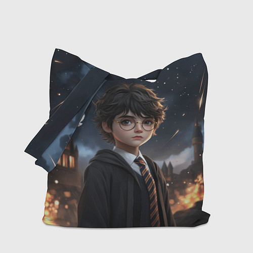 Сумка-шоппер Серьезный Гарри Поттер / 3D-принт – фото 1