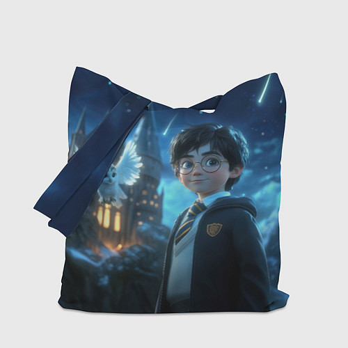 Сумка-шоппер Гарри Поттер и сова / 3D-принт – фото 1