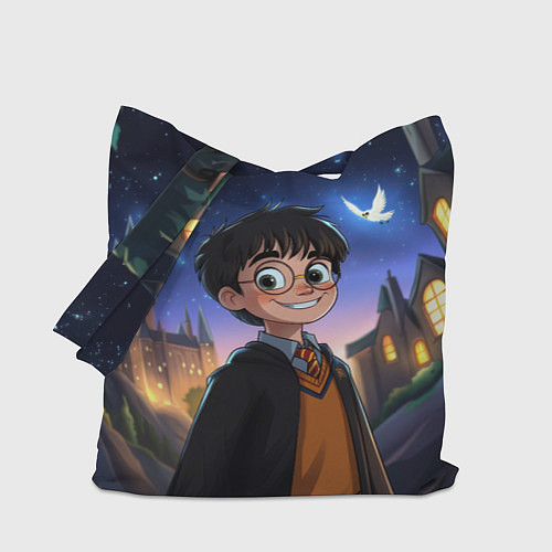 Сумка-шоппер Счастливый Гарри Поттер / 3D-принт – фото 1