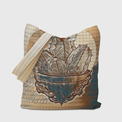 Сумка-шопер Кактус в сердце, цвет: 3D-принт