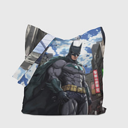 Сумка-шопер Страж города Бэтмен, цвет: 3D-принт