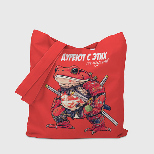 Сумка-шоппер Все дуреют с этих самураев / 3D-принт – фото 1