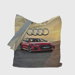 Сумка-шоппер Audi RS 7 на закате солнца