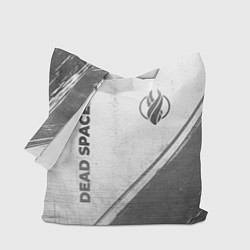 Сумка-шопер Dead Space - white gradient вертикально, цвет: 3D-принт