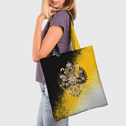 Сумка-шопер Российский имперский герб и флаг, цвет: 3D-принт — фото 2