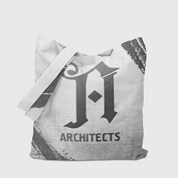 Сумка-шопер Architects - white gradient, цвет: 3D-принт