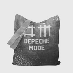 Сумка-шопер Depeche Mode - grey gradient, цвет: 3D-принт