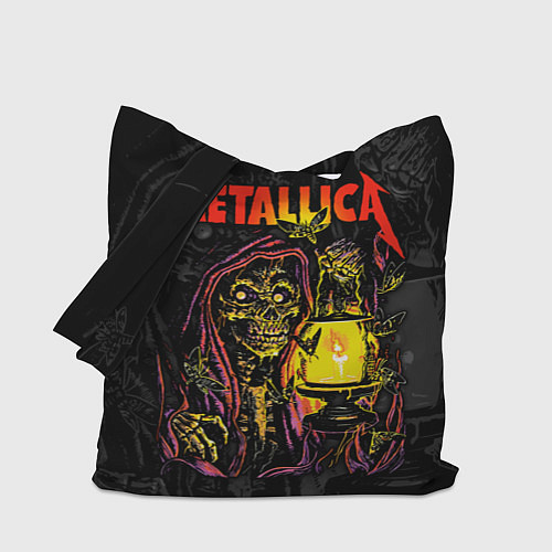 Сумка-шоппер Metallica - skeleton with a lantern / 3D-принт – фото 1