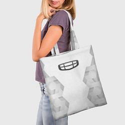 Сумка-шопер Geely white poly, цвет: 3D-принт — фото 2