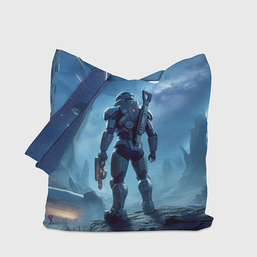 Сумка-шоппер Mass Effect - ai art fantasy / 3D-принт – фото 1