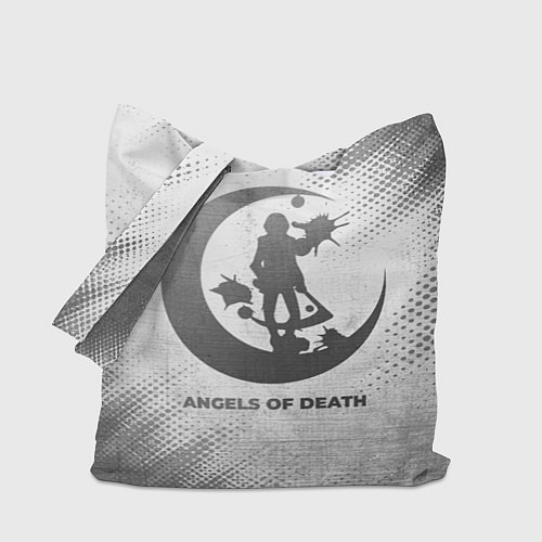 Сумка-шоппер Angels of Death - white gradient / 3D-принт – фото 1