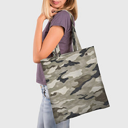 Сумка-шопер Песочный камуфляж, цвет: 3D-принт — фото 2