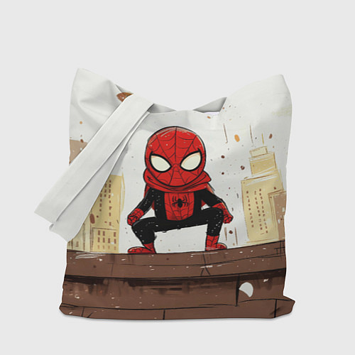 Сумка-шоппер Мини человек-паук / 3D-принт – фото 1