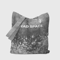 Сумка-шопер Dead Space - grey gradient посередине, цвет: 3D-принт