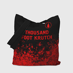 Сумка-шопер Thousand Foot Krutch - red gradient посередине, цвет: 3D-принт