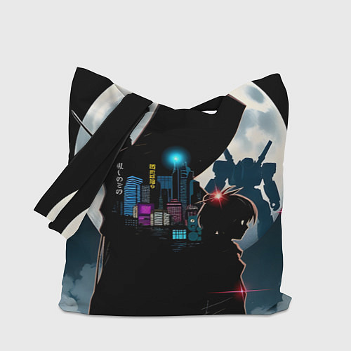 Сумка-шоппер Разные герои аниме / 3D-принт – фото 1