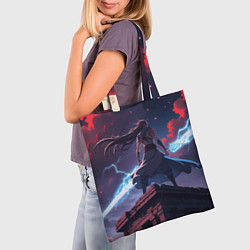 Сумка-шопер Эпичное аниме, цвет: 3D-принт — фото 2