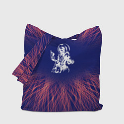 Сумка-шопер Iron Maiden red energy, цвет: 3D-принт