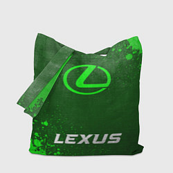 Сумка-шоппер Lexus - green gradient по-центру