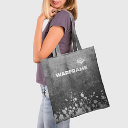 Сумка-шопер Warframe - grey gradient посередине, цвет: 3D-принт — фото 2