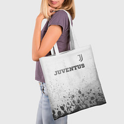 Сумка-шопер Juventus - white gradient посередине, цвет: 3D-принт — фото 2