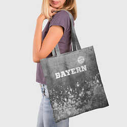Сумка-шопер Bayern - grey gradient посередине, цвет: 3D-принт — фото 2