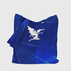 Сумка-шопер Black Sabbath blue poly, цвет: 3D-принт