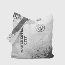 Сумка-шоппер Manchester City - white gradient вертикально