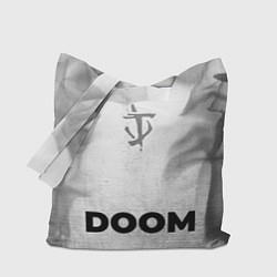 Сумка-шоппер Doom - white gradient по-центру