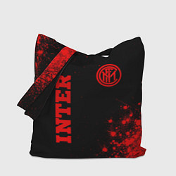 Сумка-шоппер Inter - red gradient вертикально