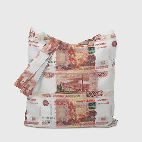 Сумка-шоппер 5 000 рублей / 3D-принт – фото 1