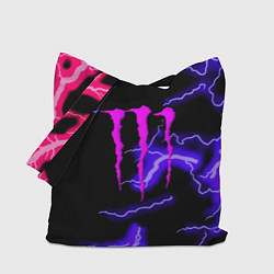 Сумка-шоппер Monster energy неоновый шторм